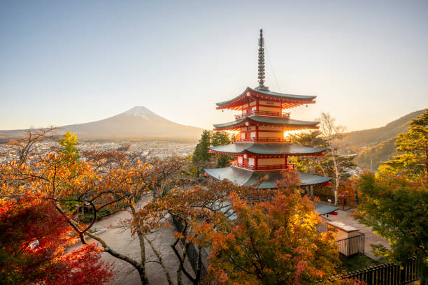 Paisaje en Japón.