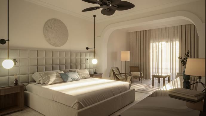 Una de sus habitaciones.
