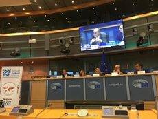 La presentación del evento en Bruselas.