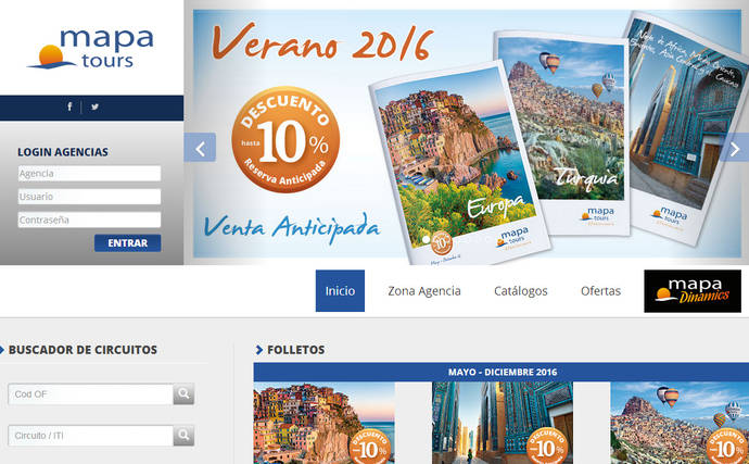 Mapa Tours desarrolla una ‘app’ para el cliente final