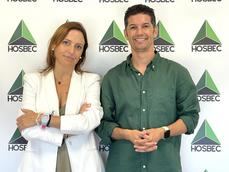 Mayte García Córcoles, secretaria general de Hosbec junto a Fede Fuster, presidente de Hosbec
