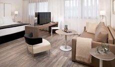 Una de las nueva habitaciones del Meliá Lebreros de Sevilla.