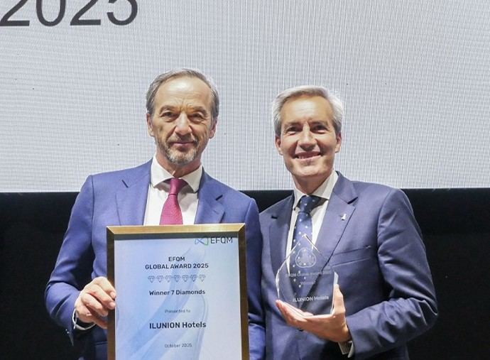 Ilunion Hotels , primera hotelera del mundo en ganar el EFQM Global Award