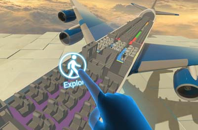 Primera reserva de un viaje mediante realidad virtual