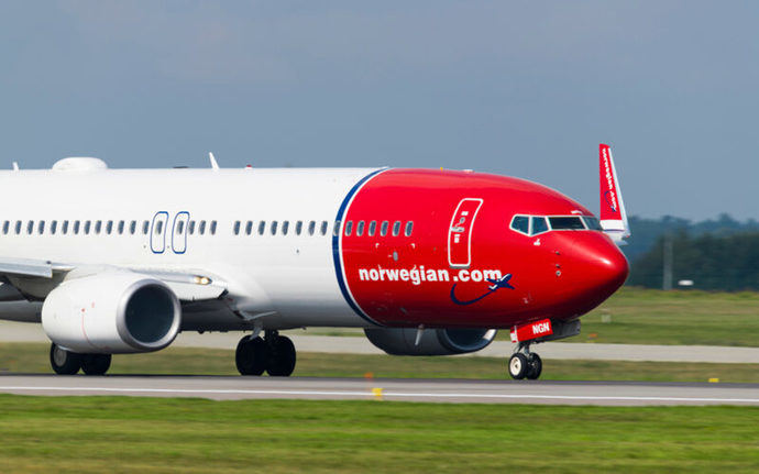 Avión de la compañía.