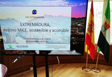 OPC Extremadura potencia su oferta MICE en Madrid