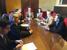 La reunión entre la CAEB y el Ayuntamiento de Palma.