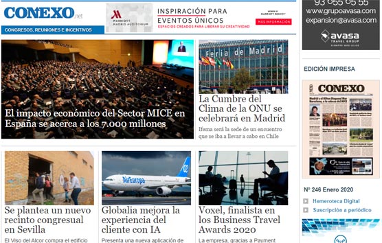Conexo.net supera los 400.000 usuarios y roza los tres millones de páginas vistas