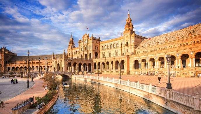 Plaza de España en Sevilla.