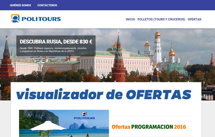 Politours descarta la venta directa: ‘Si no nos obligan, en esto no vamos a cambiar’