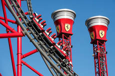 Una de las atracciones del parque temático.