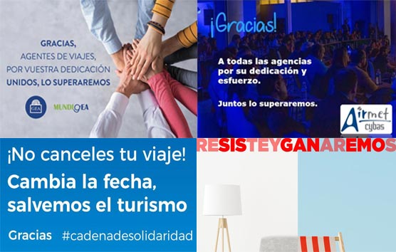 El Sector se vuelca con las agencias de viajes a través de campañas de apoyo