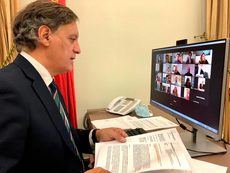 El alcalde de Salamanca, Carlos García Carbayo.