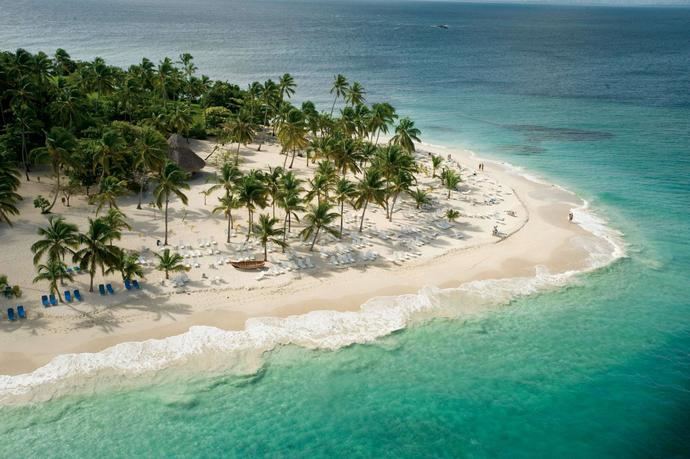 Playa en el Caribe.