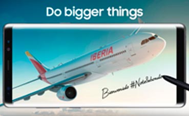 Samsung e Iberia premian la fidelidad de sus clientes