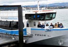 Los paseos en barco por la bahía de Santander ayudarán a los pasajeros a conocer las características de este espacio.