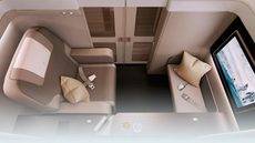 La nueva cabina de Saudia Airlines.