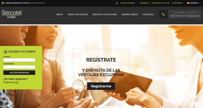 Nueva herramienta de reserva ‘online’ de Sercotel