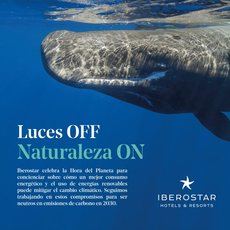Los hoteles y las sedes corporativas del Grupo apagaron las luces.