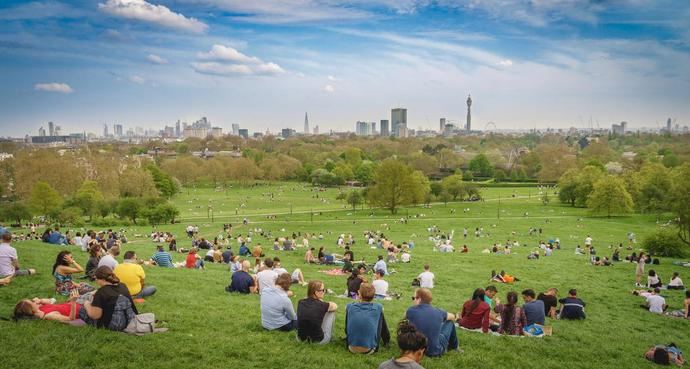 Parque en Londres.