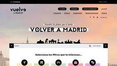 La página web de Vuelve a Madrid.
