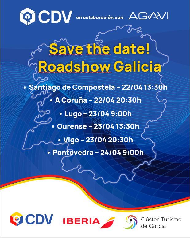 Fechas de la gira.
