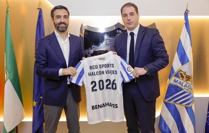 El Málaga CF y BCD Sports renuevan acuerdo hasta 2026