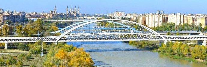 Una panorámica de la ciudad de Zaragoza.