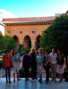 El grupo en su viaje de familiarización.