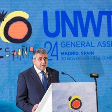 El secretario general de la OMT, Zurab Pololikashvili.