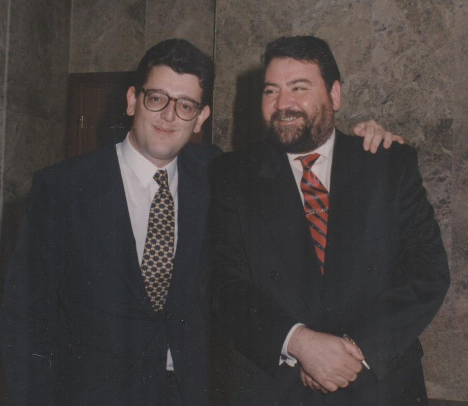 Eugenio de Quesada junto a su socio Carlos Ortiz