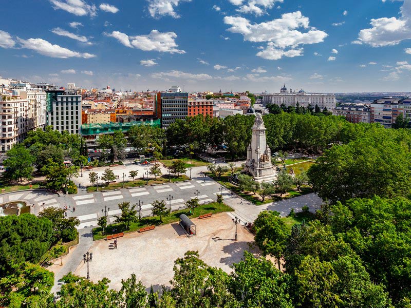 Vistas desde el Barceló Torre de Madrid.